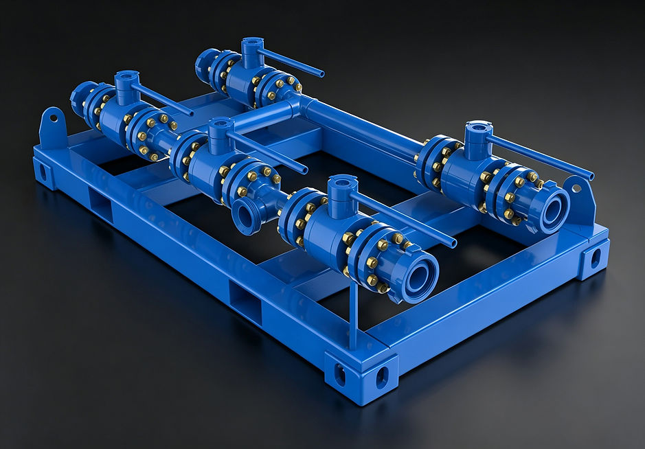 gas-oil-diverter-manifold