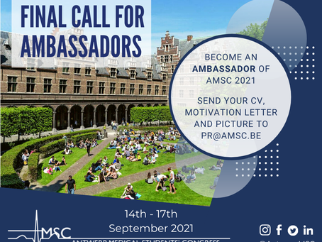 !! LAST CALL FOR AMBASSADORS !!