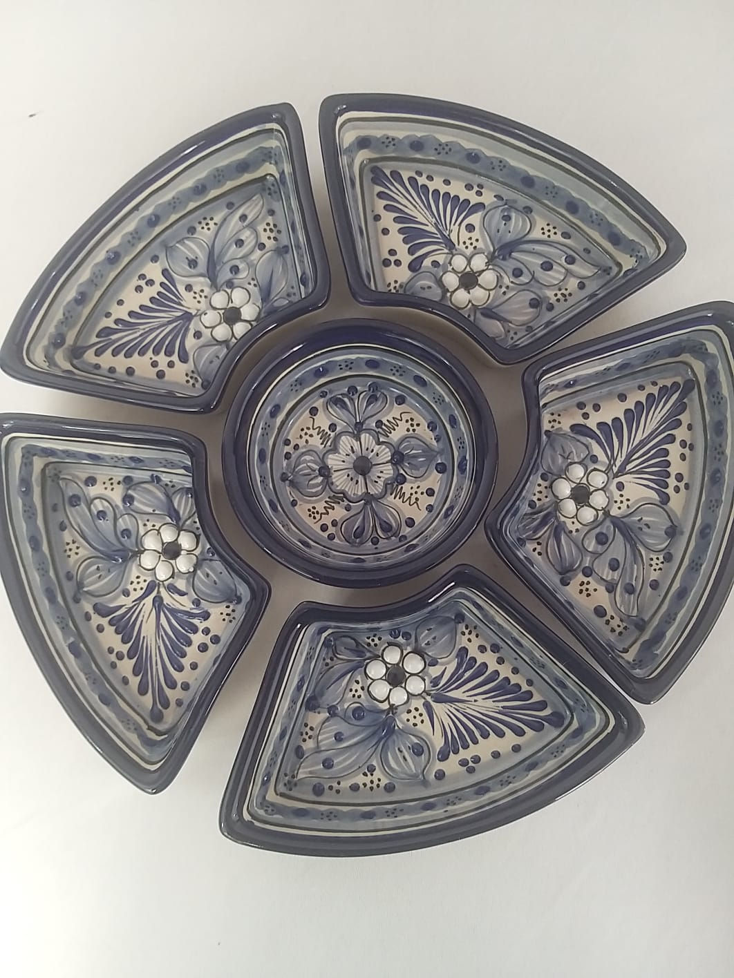 Talavera botanero redondo, Puebla