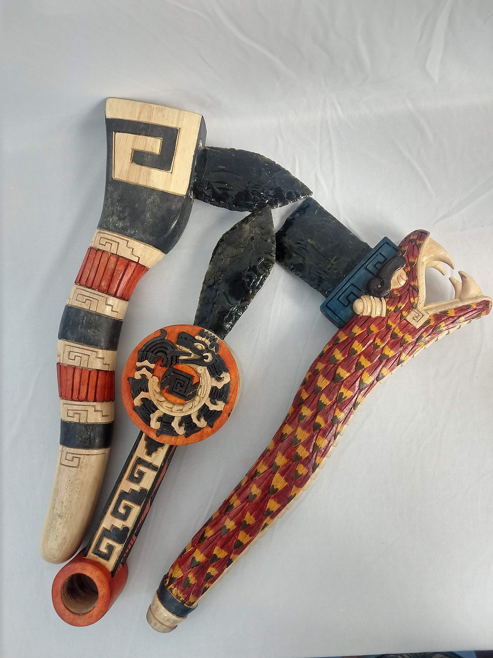 Miniaturbild: Armas Aztecas de obsidiana