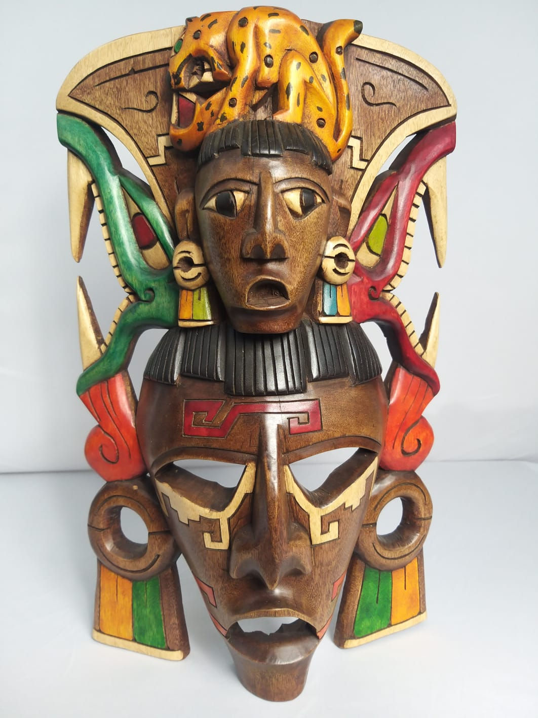 Máscara Maya Niño Jaguar