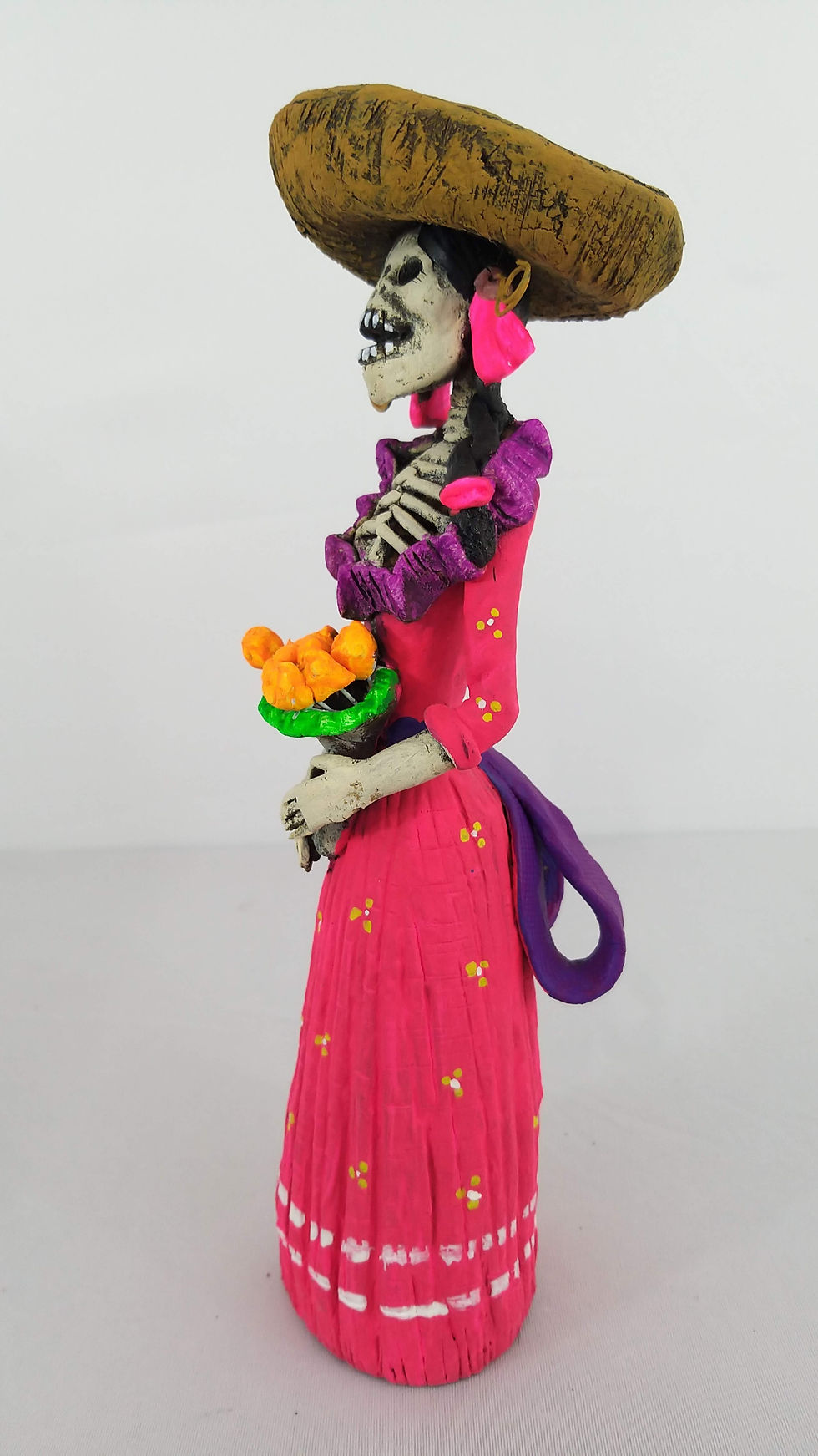 Miniatura: Catrina con sombrero charro 30 cm