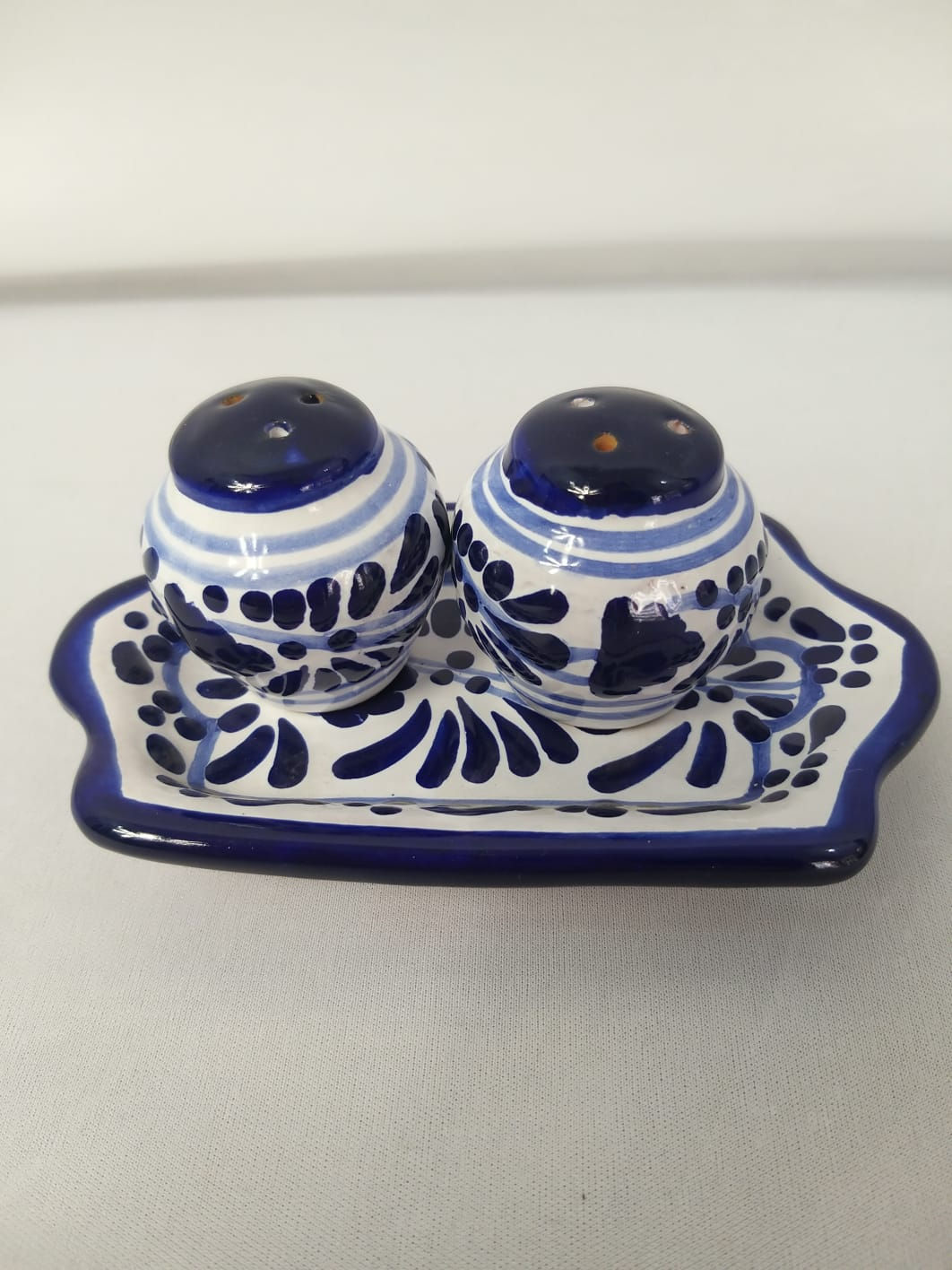 Copia de Talavera juego de saleros, Puebla