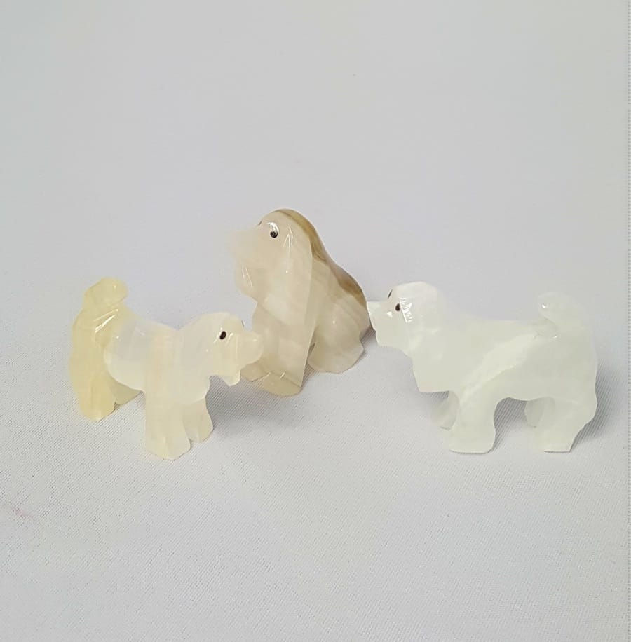 Miniaturbild: Marmor Onyx Figuren; Bundesstaat Puebla