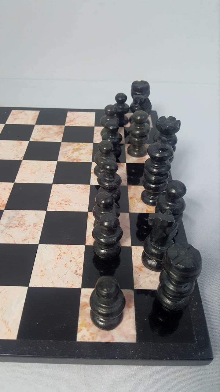 Thumbnail: Marble and onyx Chess 34 cm, Puebla