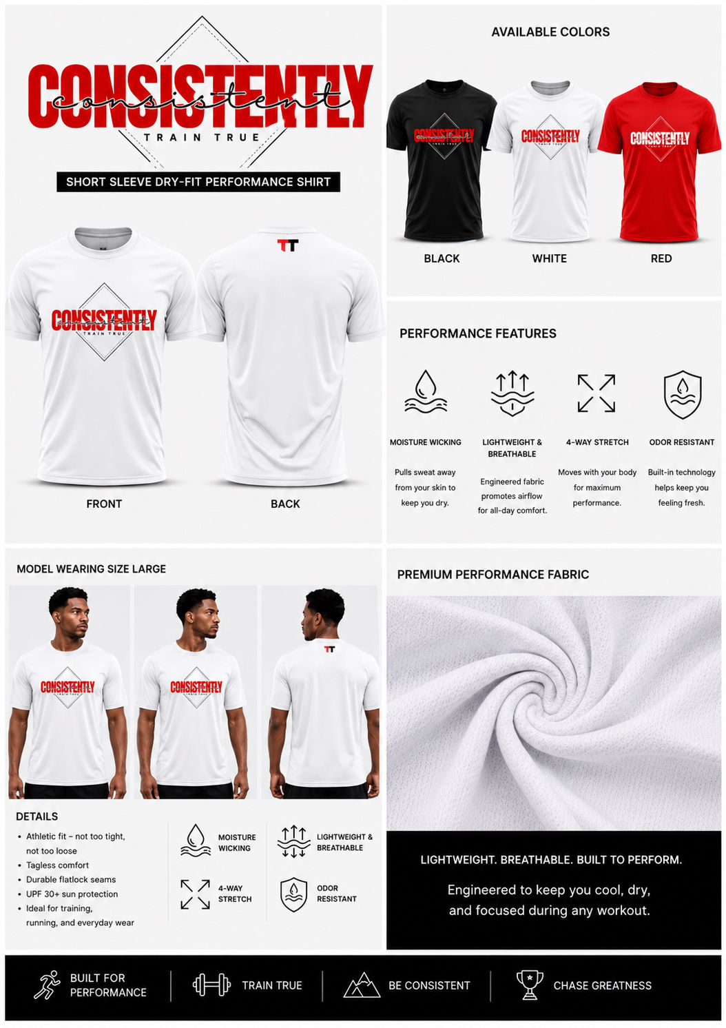 Consistently Consistent Dri Fit Short Sleeve
