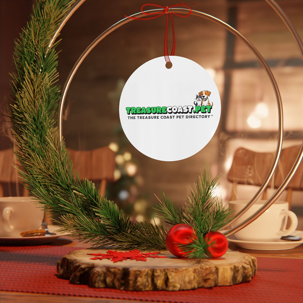 Thumbnail: The Treasure Coast Pet Directory Metal Ornament