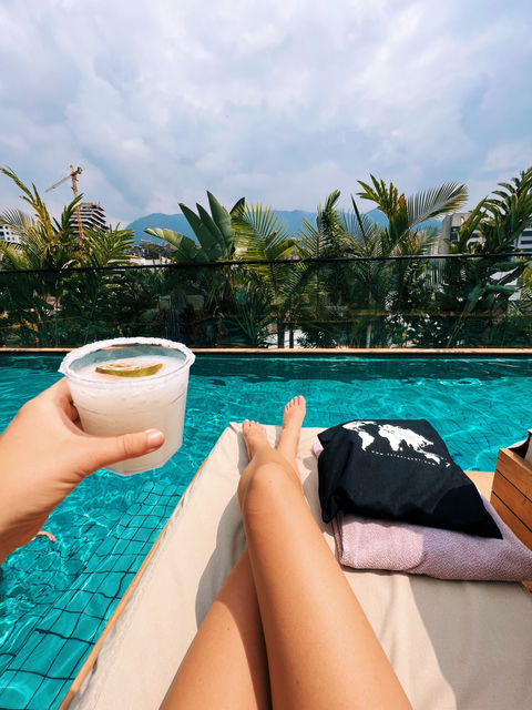 FTLO Travel Atlas bag in Medellin Colombia