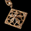 Thumbnail: ART DECO – Antique Diamond, Sapphire & Seed Pearl 14K Gold PENDANT
