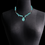 Thumbnail: MIDCENTURY – Vintage NAVAJO TURQUOISE & Silver NECKLACE