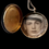 Thumbnail: VICTORIAN – Antique Aesthetic Movement Etched Silver LOCKET Pendant