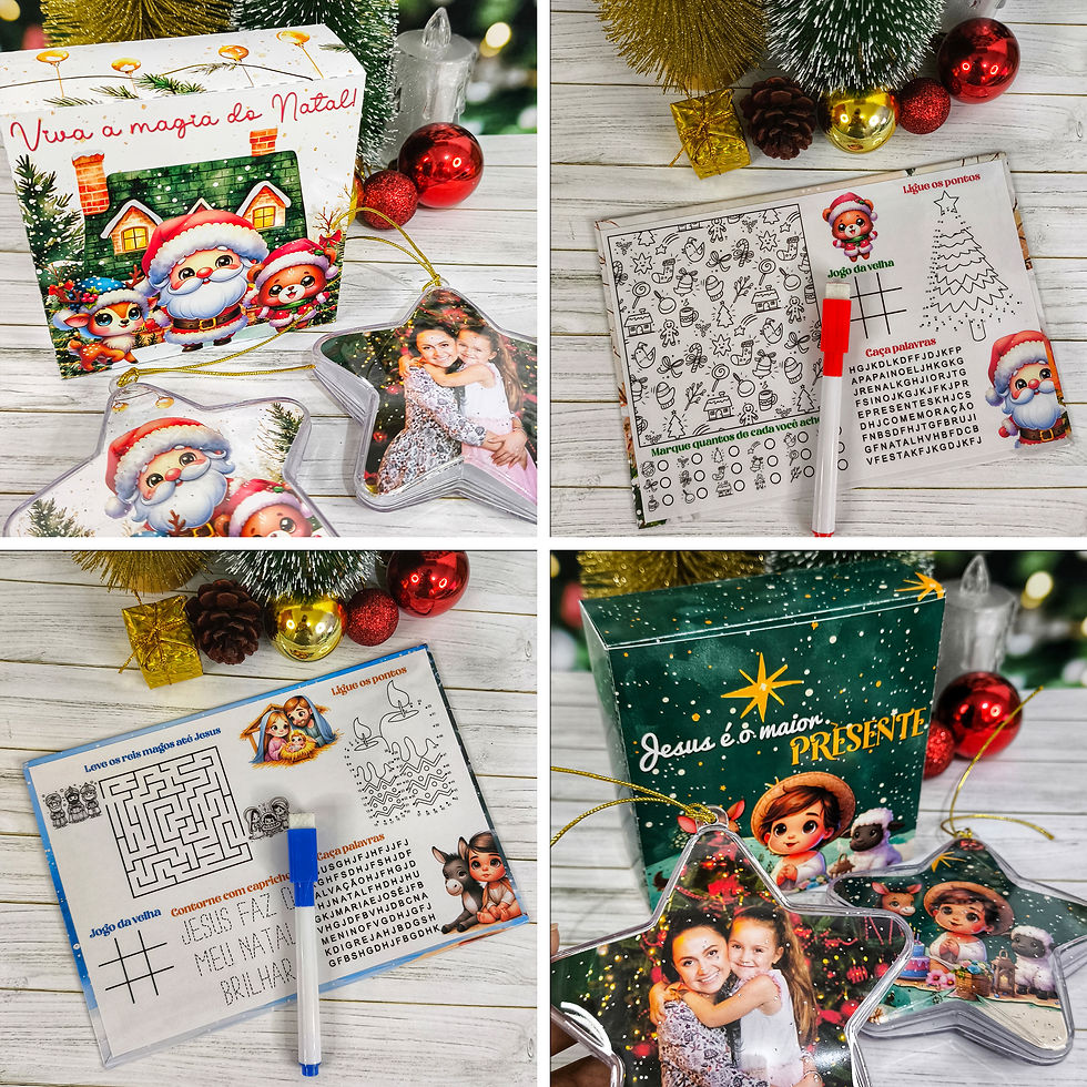 Miniatura: Kit Natal Completo - versão Cristã + Tradicional