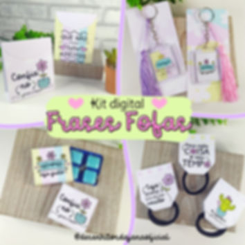 Kit Digital Frases Fofas