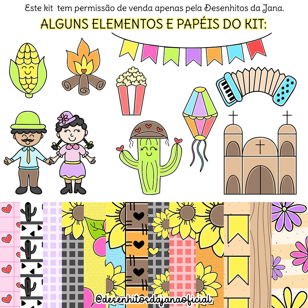 Miniatura: Kit Digital Festas Juninas