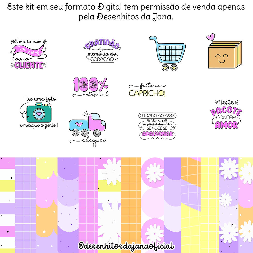 Miniatura: Kit Digital Mimos e Embalagens ( versão feminina e masculina)