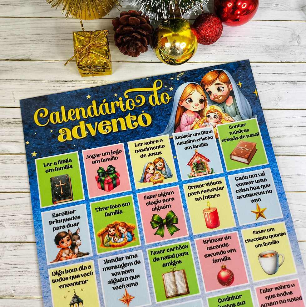 Miniatura: Arquivo Digital Calendário do Advento - Cristão e Tradicional