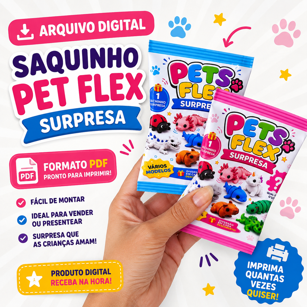 Arquivo Saquinho Pets Flex