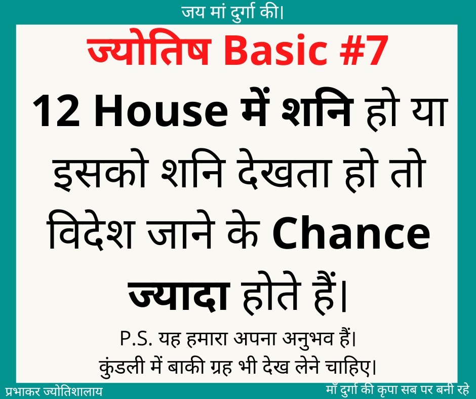 ज्योतिष Basic #07