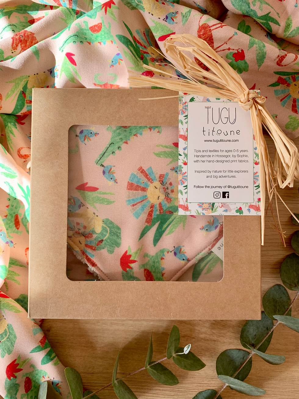 Thumbnail: Baby Bib & Swaddle Gift Set
