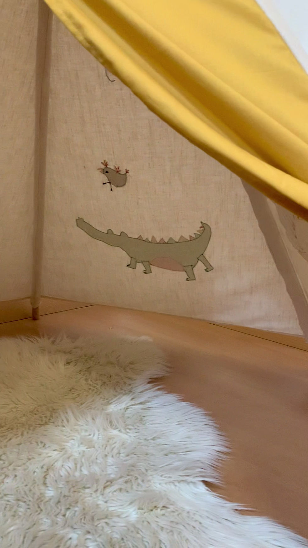 Thumbnail: Personalised Appliqué Tipi