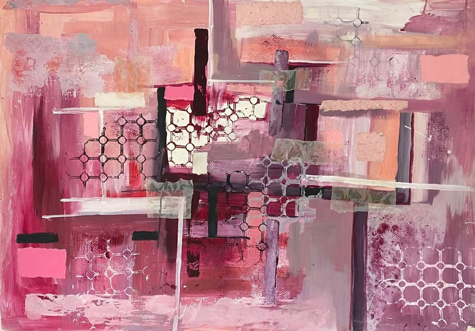 Thumbnail: Mixed Media + Collage Abstract Workshop, 28 Mar 2026