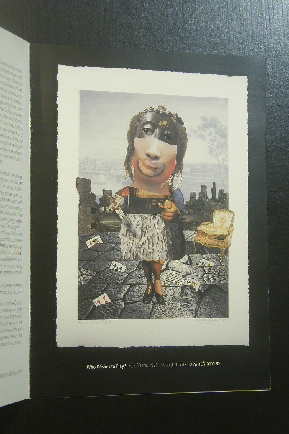 Thumbnail: A flier for Caroline Golden exhibition