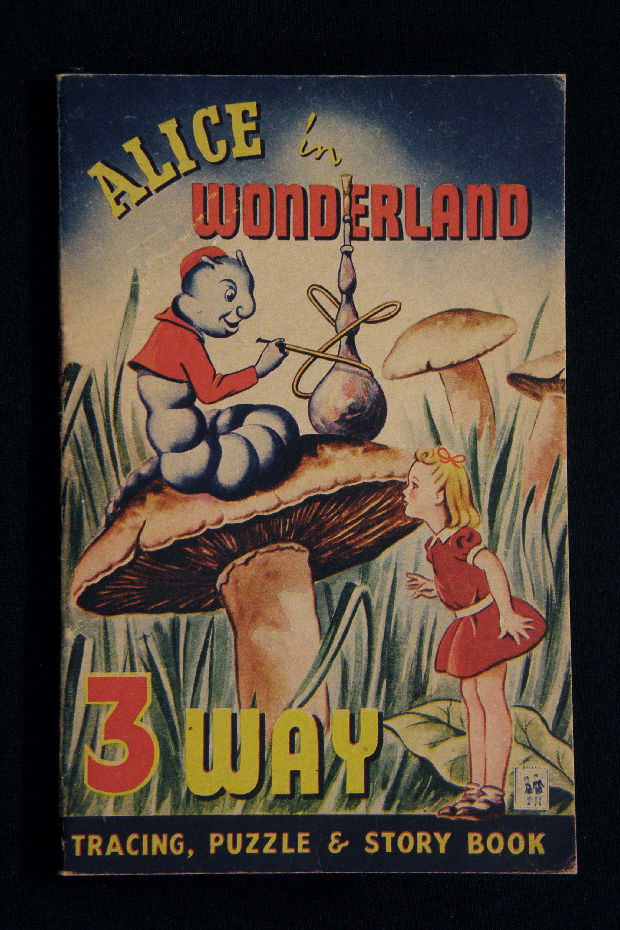 Alice in Wonderland  3 Way Tracing, Puzzle and Story Book