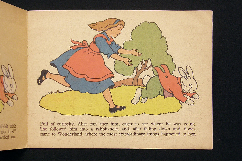 Thumbnail: Alice in Wonderland Painting Book