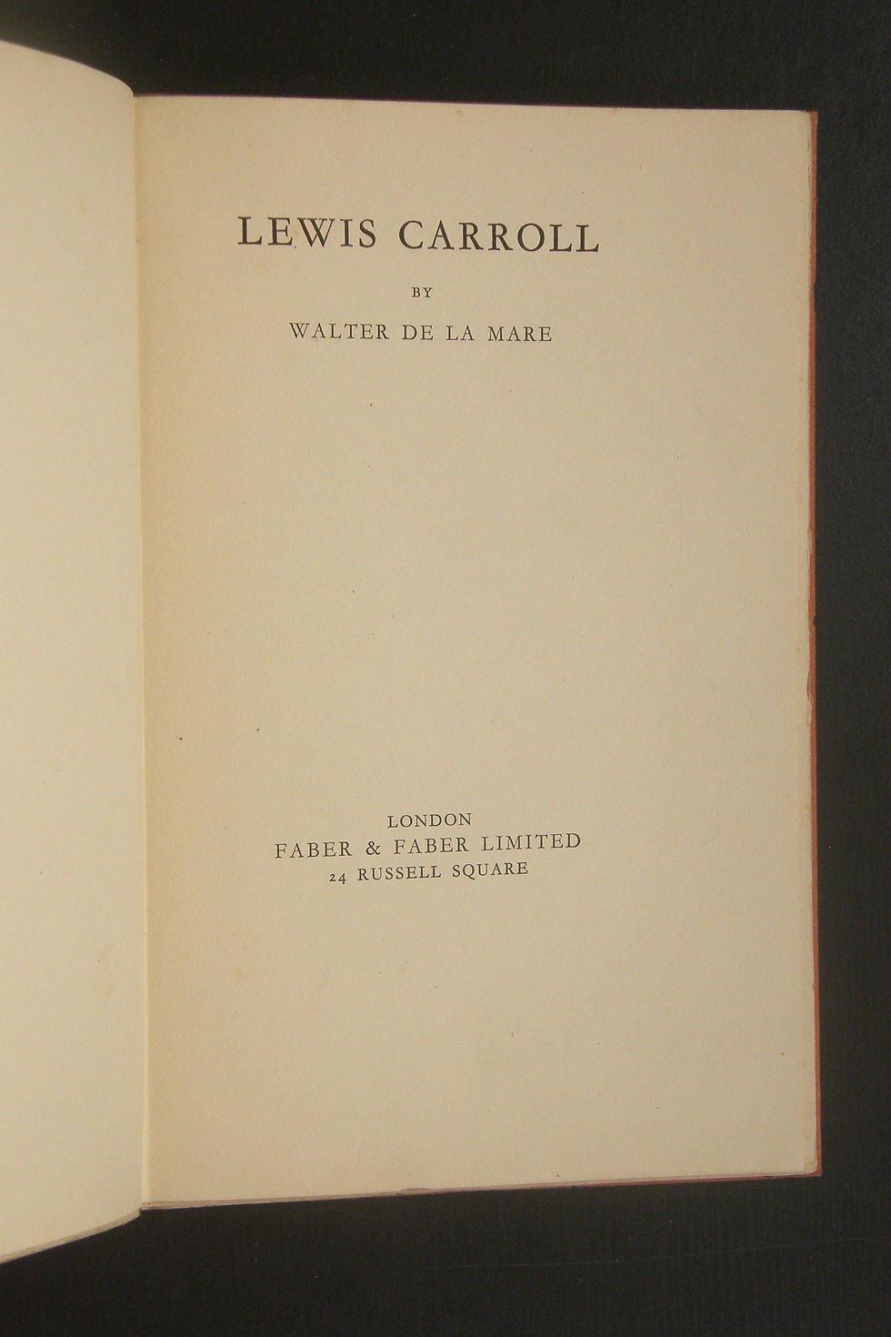 Thumbnail: Lewis Carroll