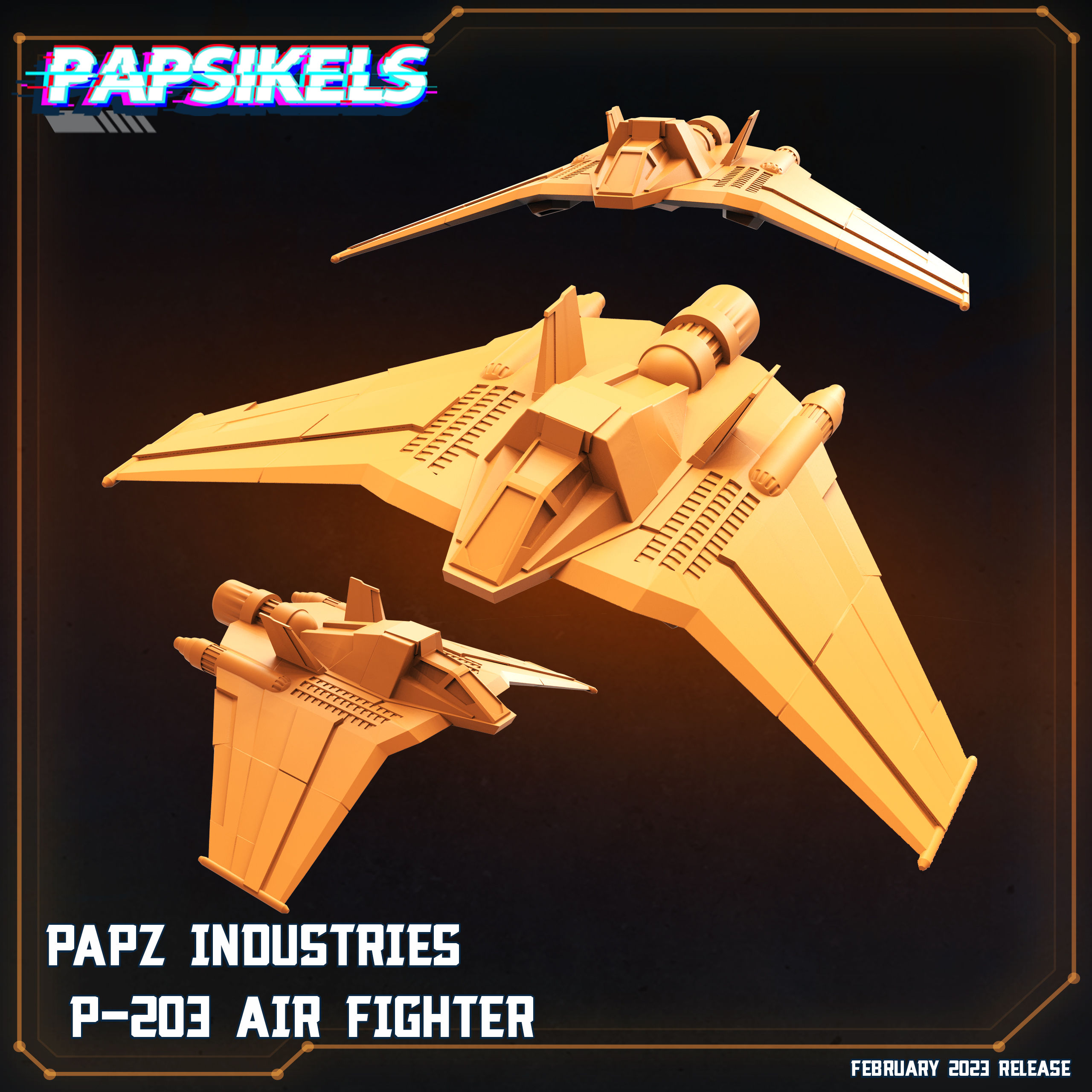 Papz Industries P-203 Air Fighter - Papsikels