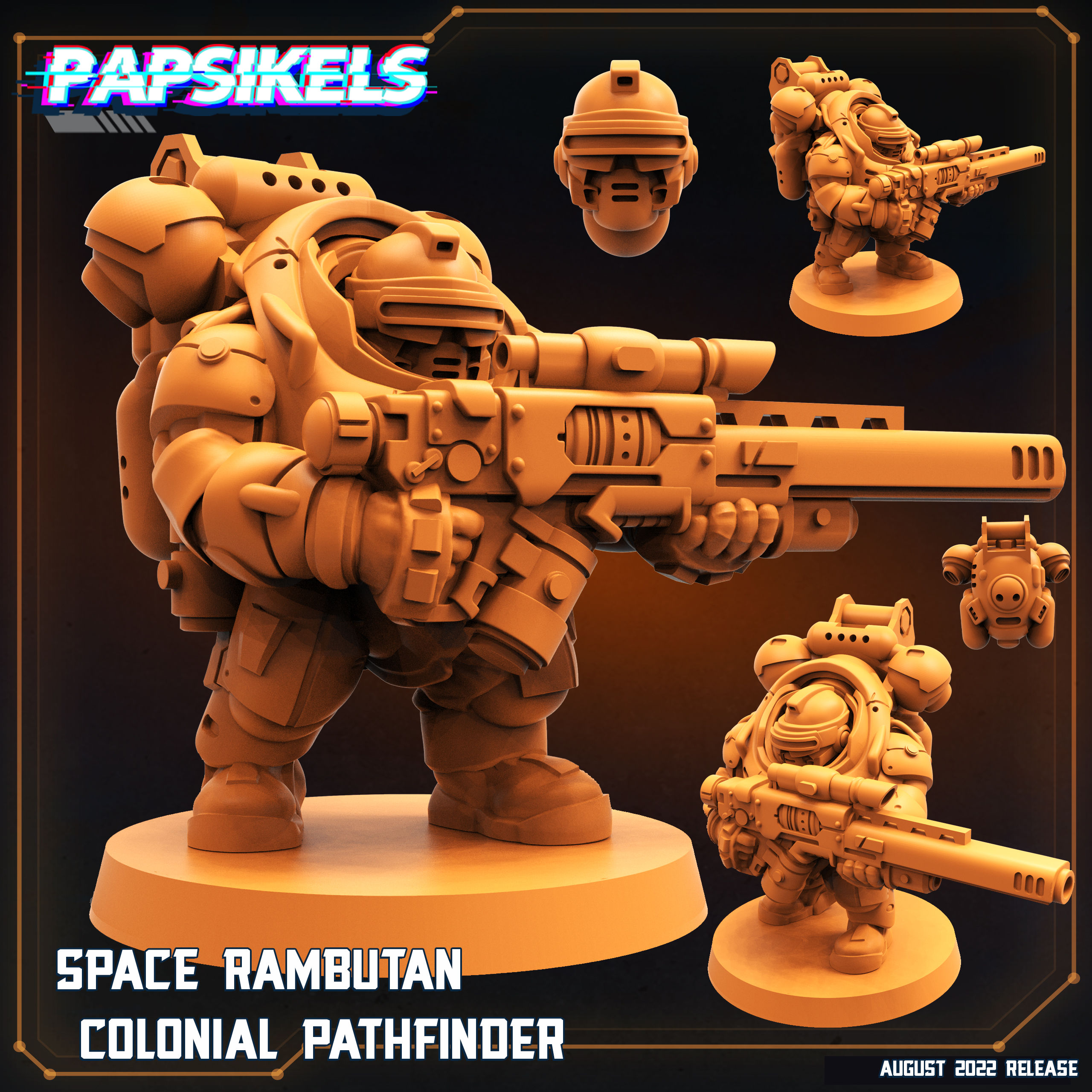 Space Rambutan Colonial Pathfinder - Papsikels