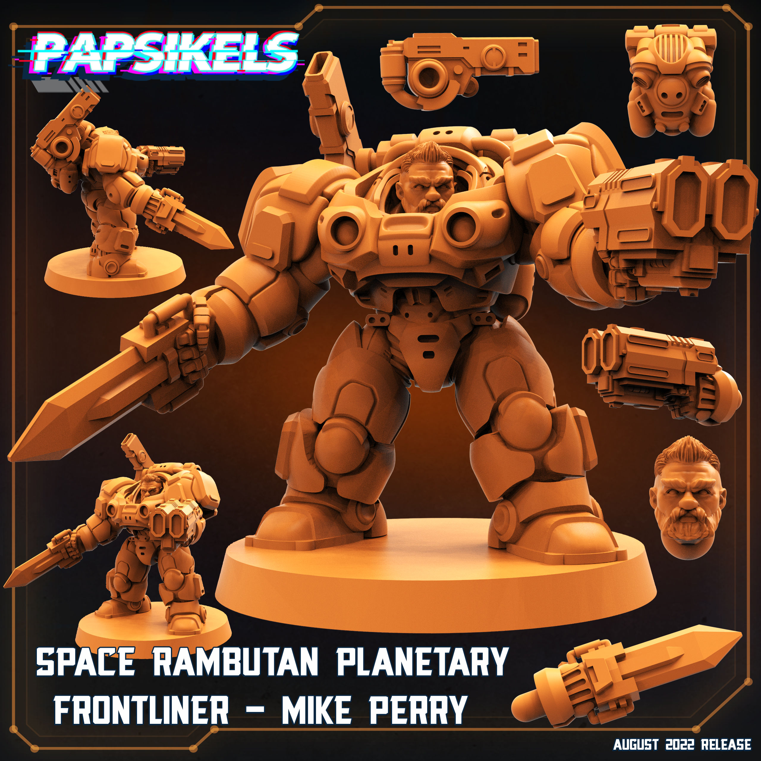 Space Rambutan Planetary Frontliner B - Papsikels