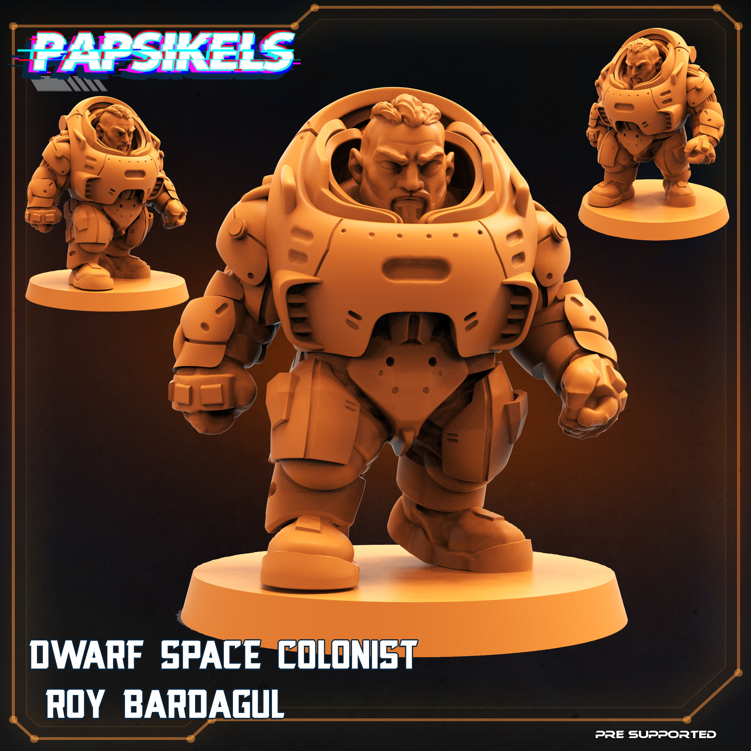 Dwarf Space Colonist Roy - Papsikels