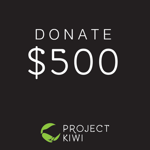 Donate 500 to Project Kiwi Trust projectkiwitrust