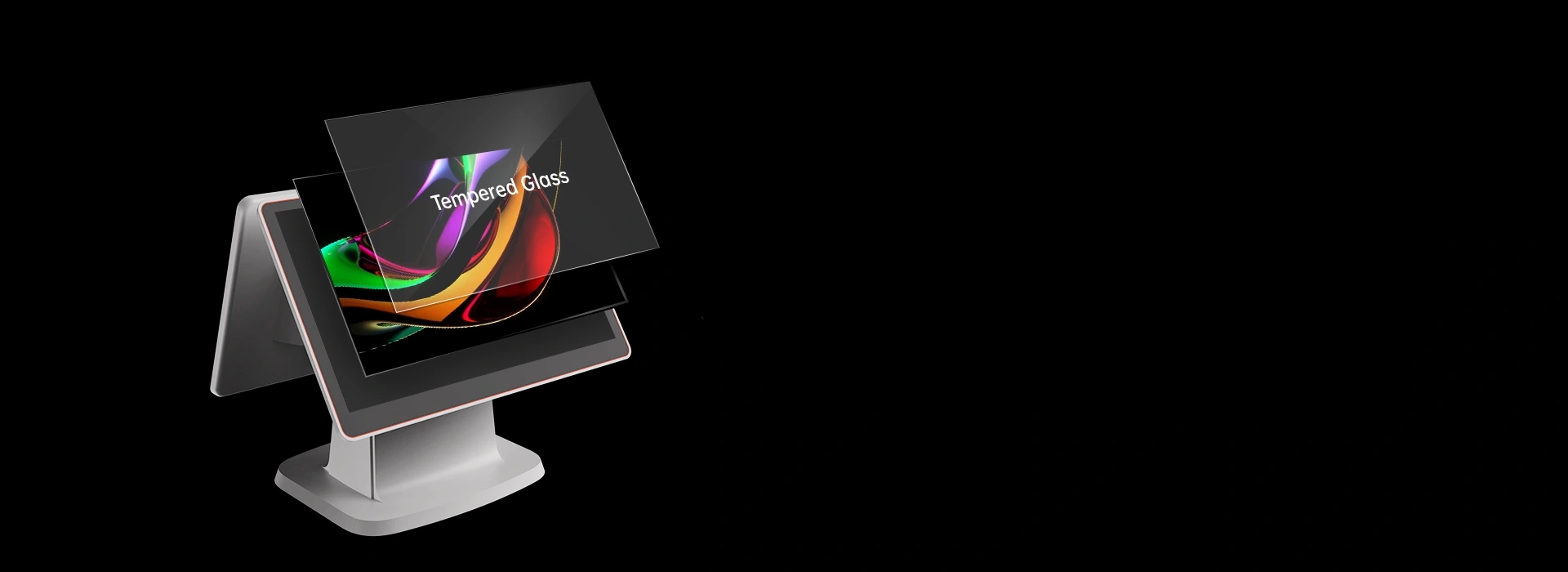 centerm smart desktop D6 terminal_tempered glass