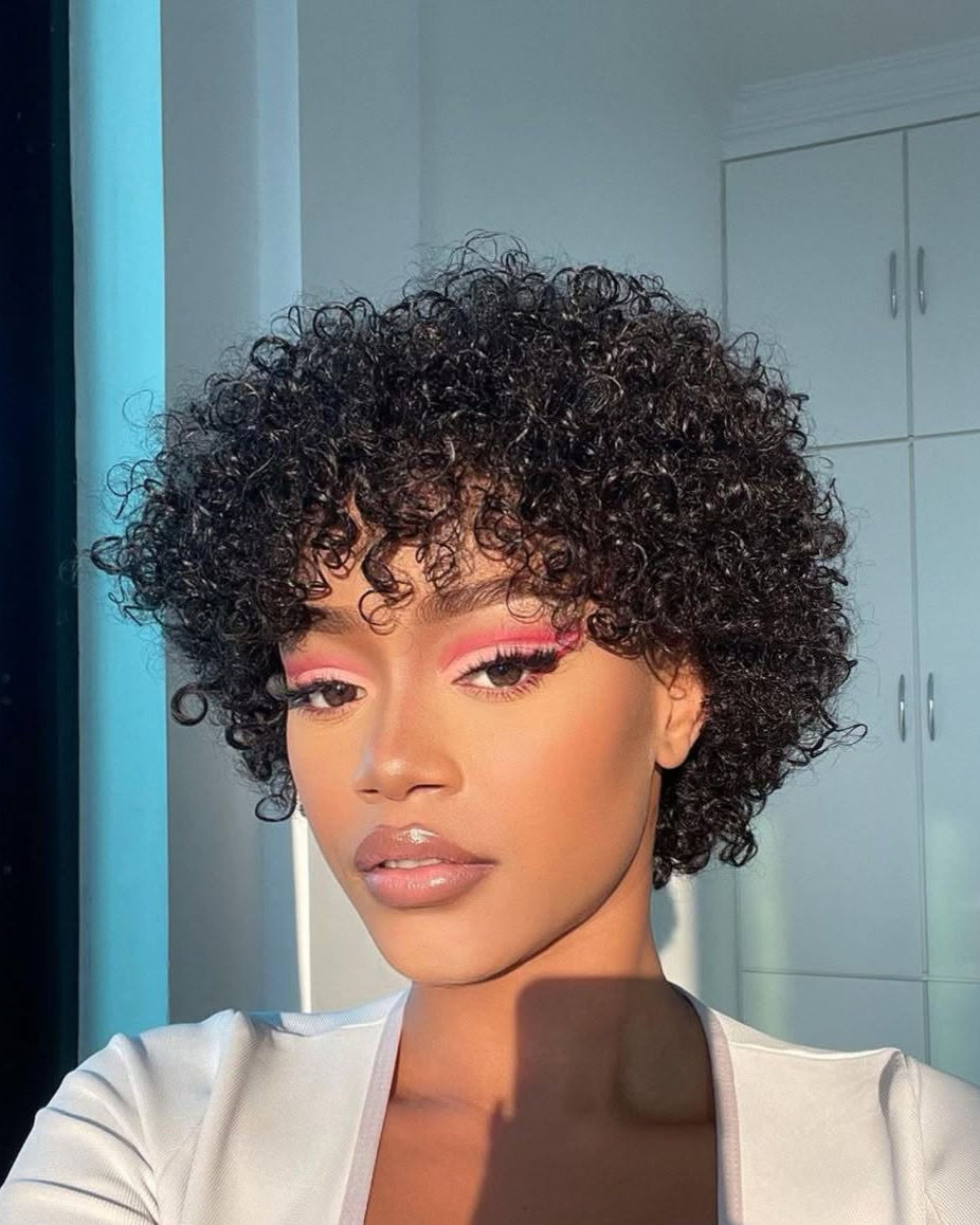 Brazilian pixie curl