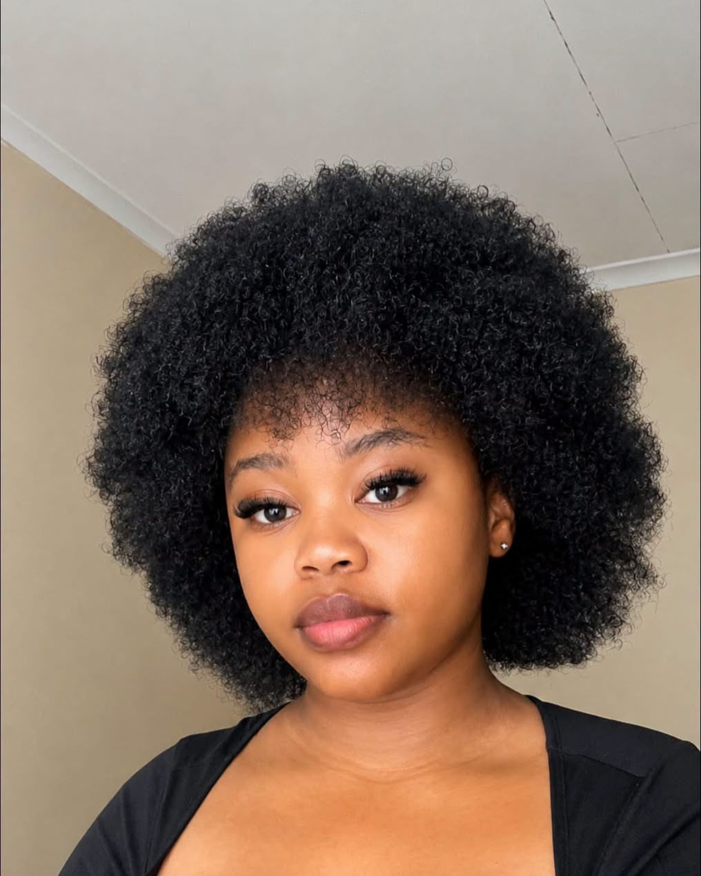 Kink afro glueless wig