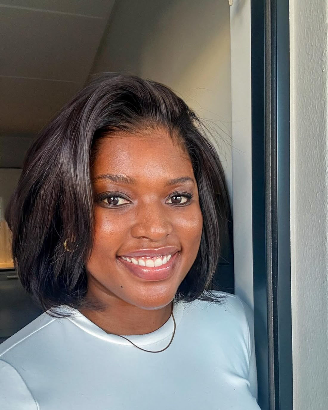 Brazilian double drawn bouncy bob