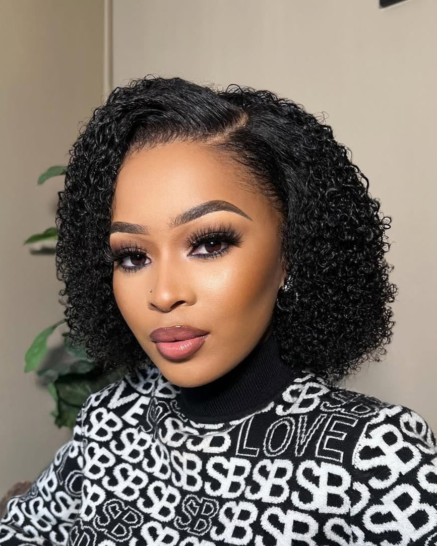 Brazilian double drawn jerry curl 13x4 lace