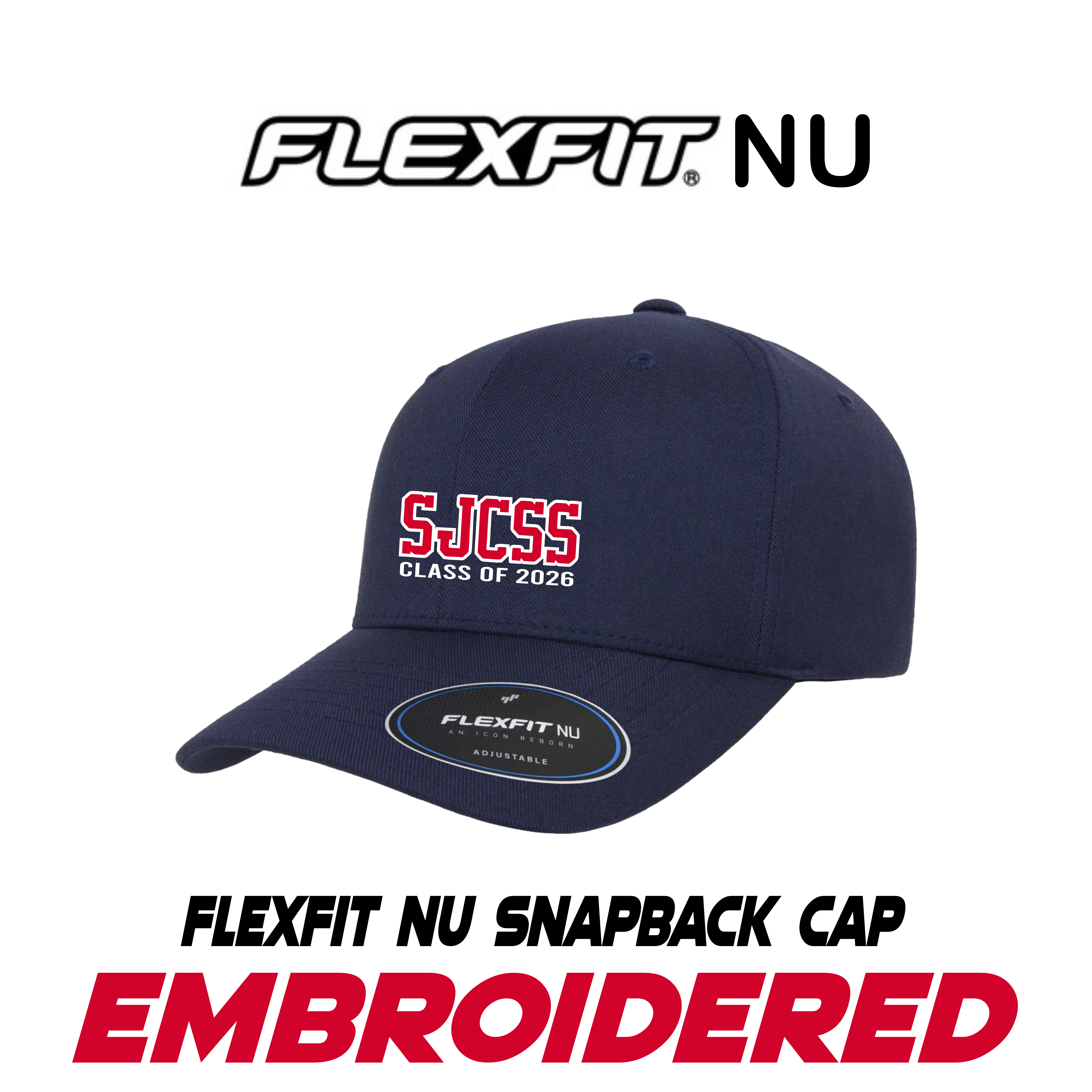 Embroidered Flexfit Nu® Adjustable Cap