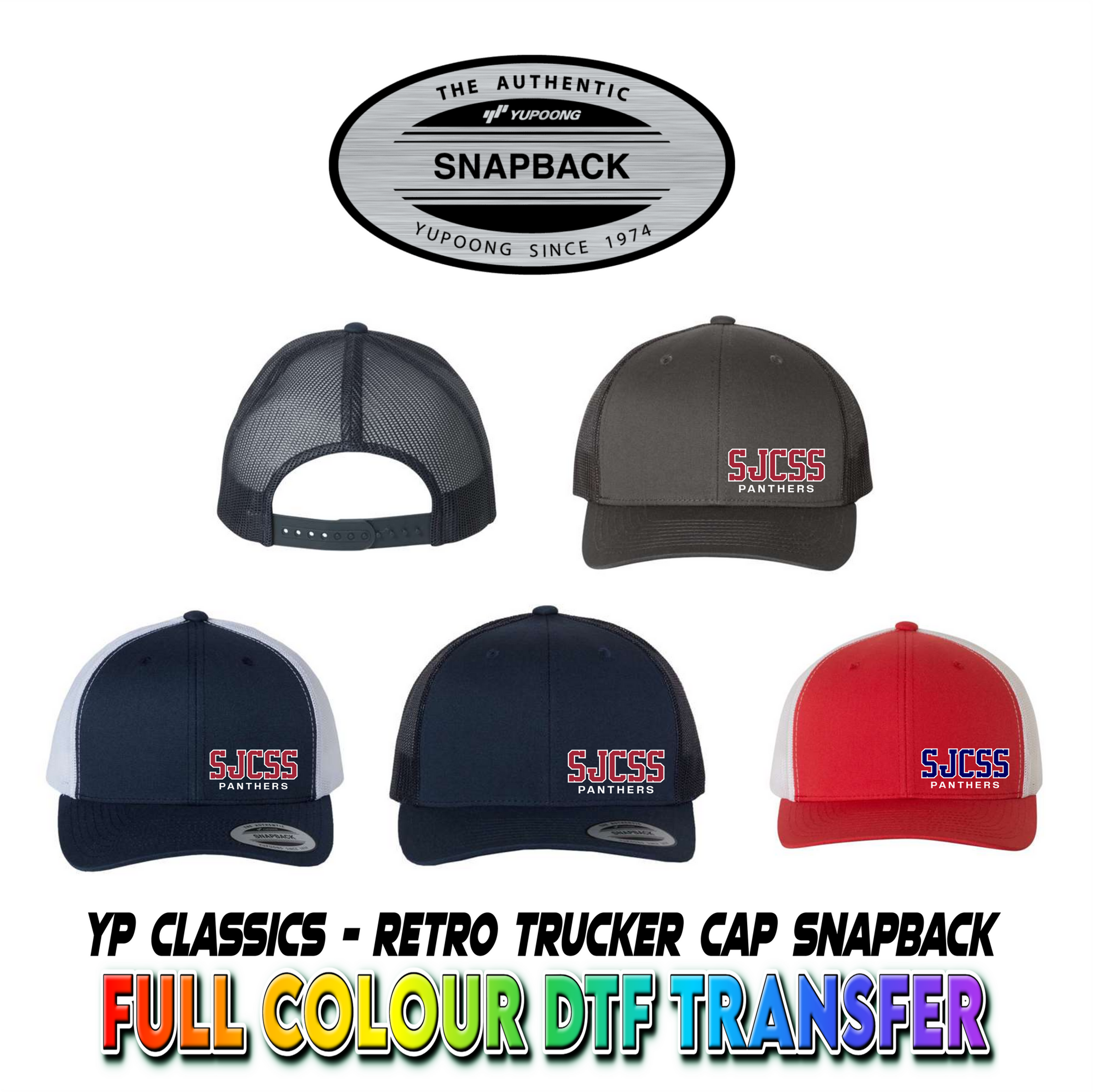 YP Classics-Retro Trucker Mesh Snapback