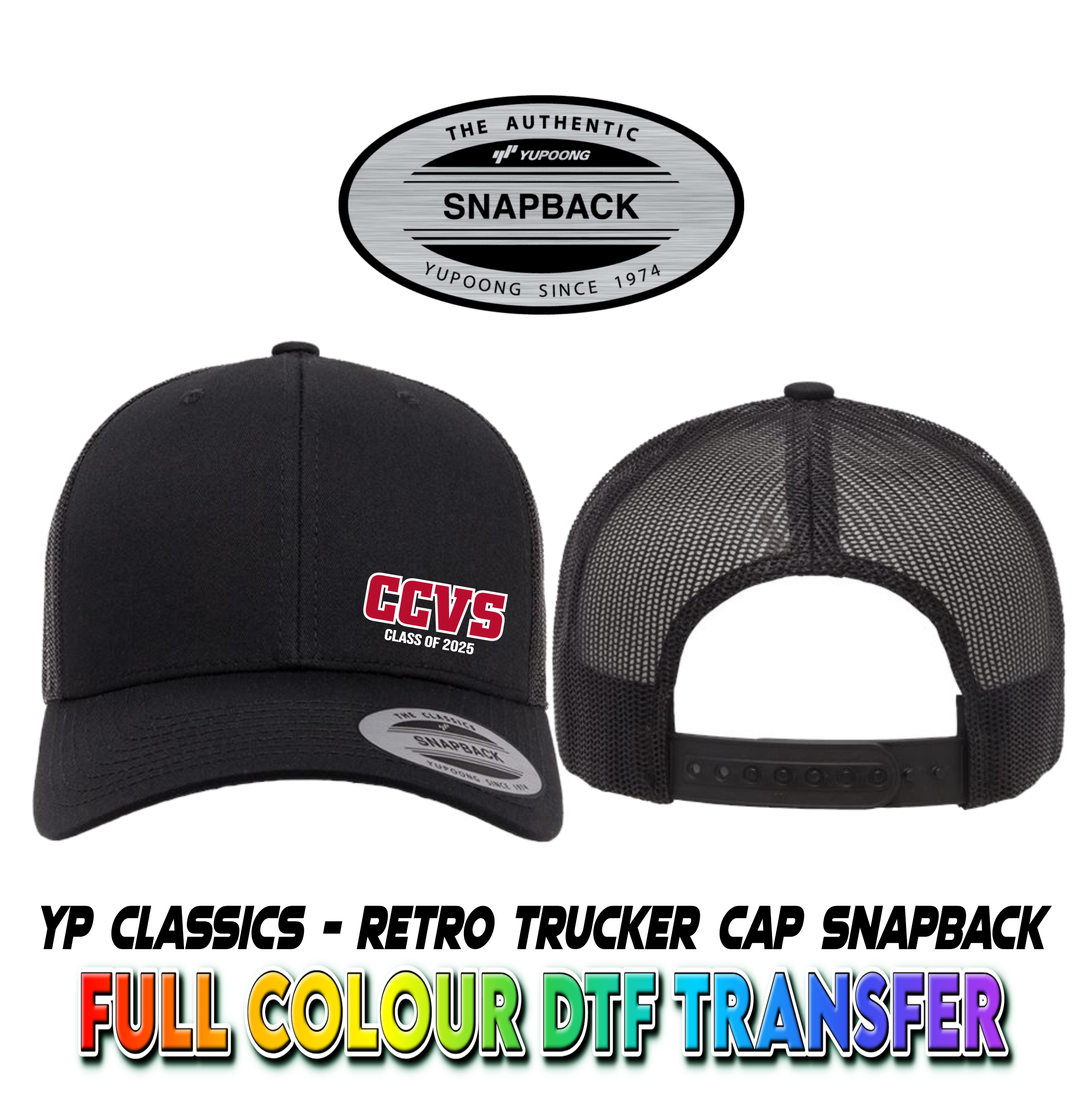 CLASS OF 2025 YP Classics-Retro Trucker Mesh Snapback