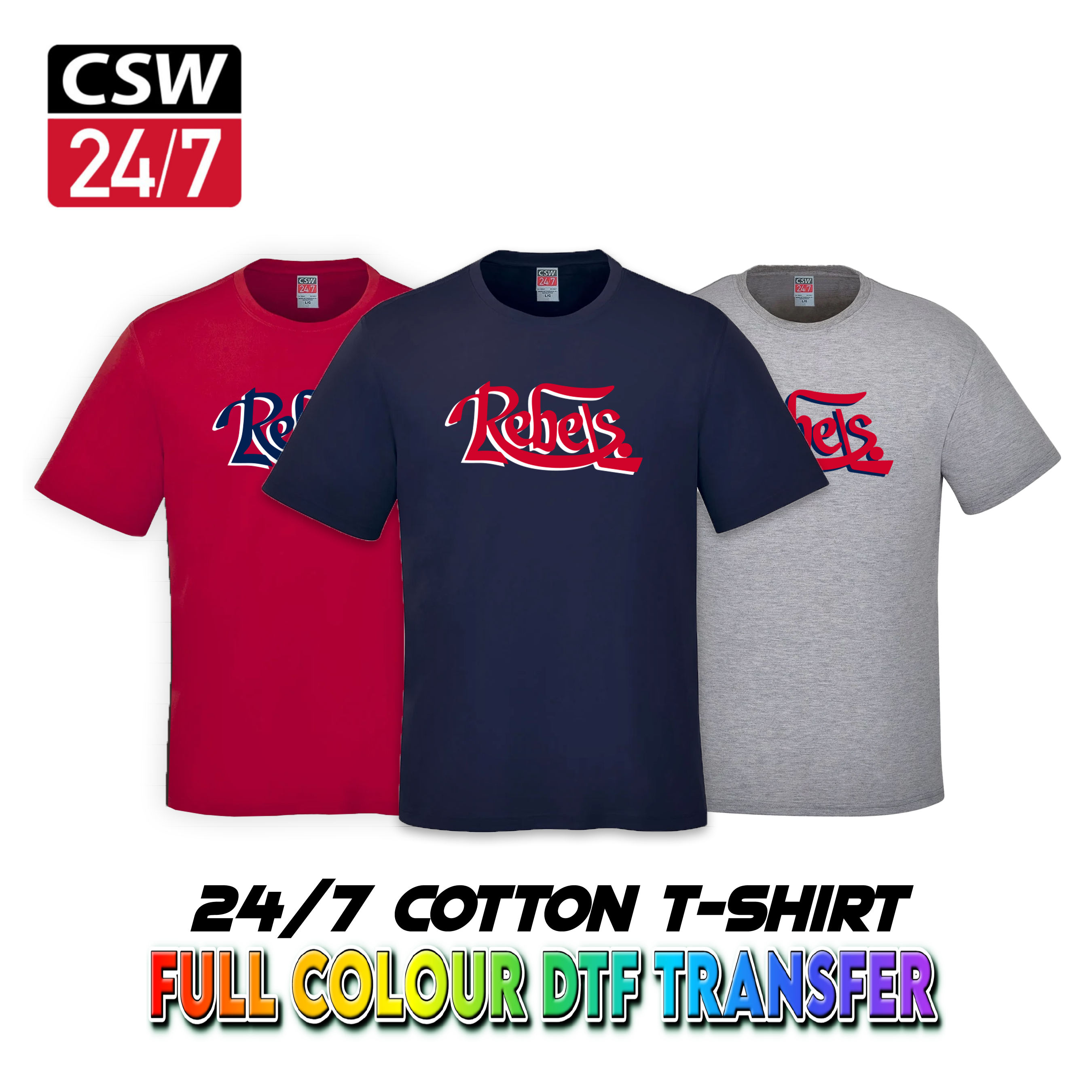 CSW 24/7 Cotton Short-Sleeve T-Shirt