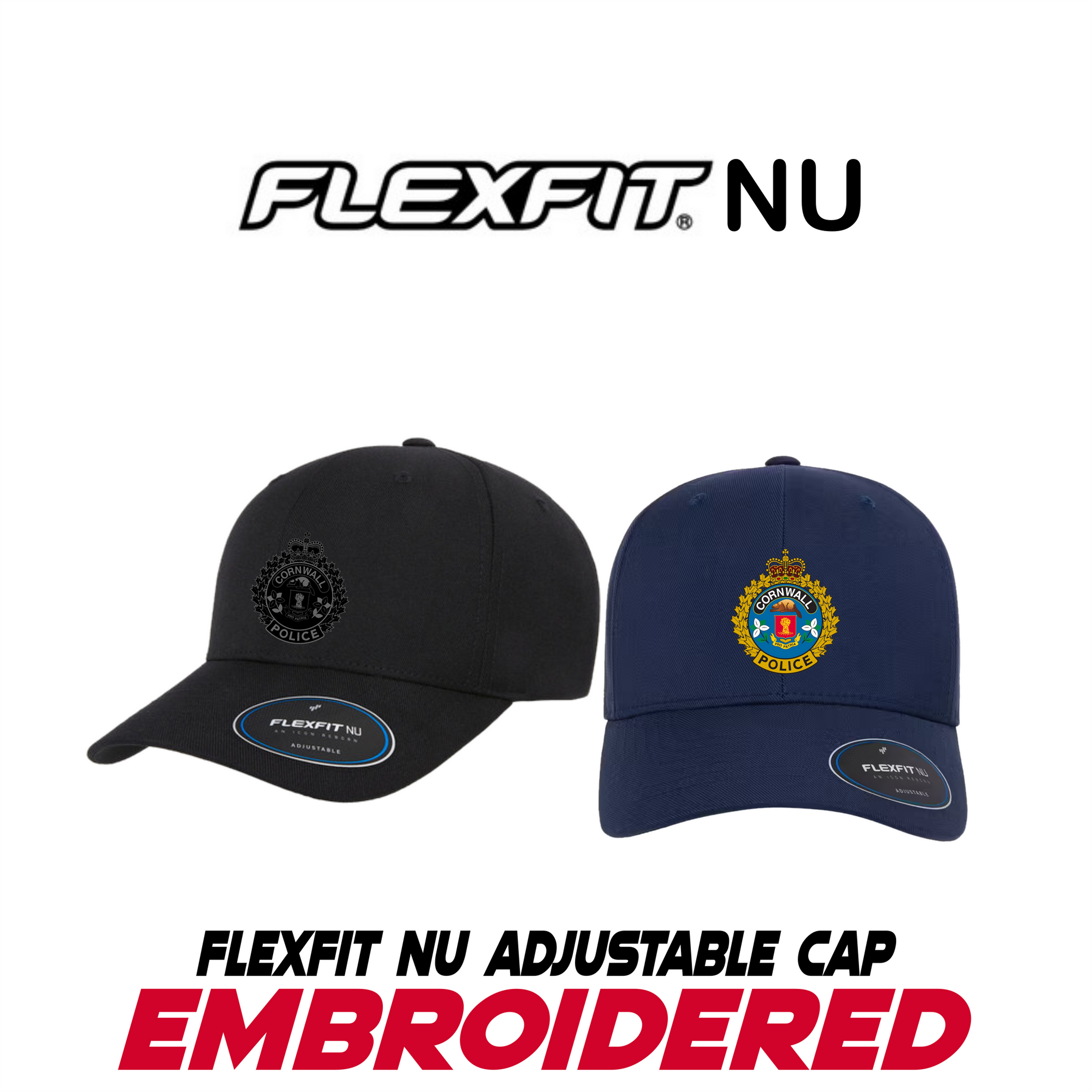 Embroidered Flexfit Nu® Adjustable Cap