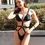 Thumbnail: Psara Bandage One-Piece Swimsuit - Black