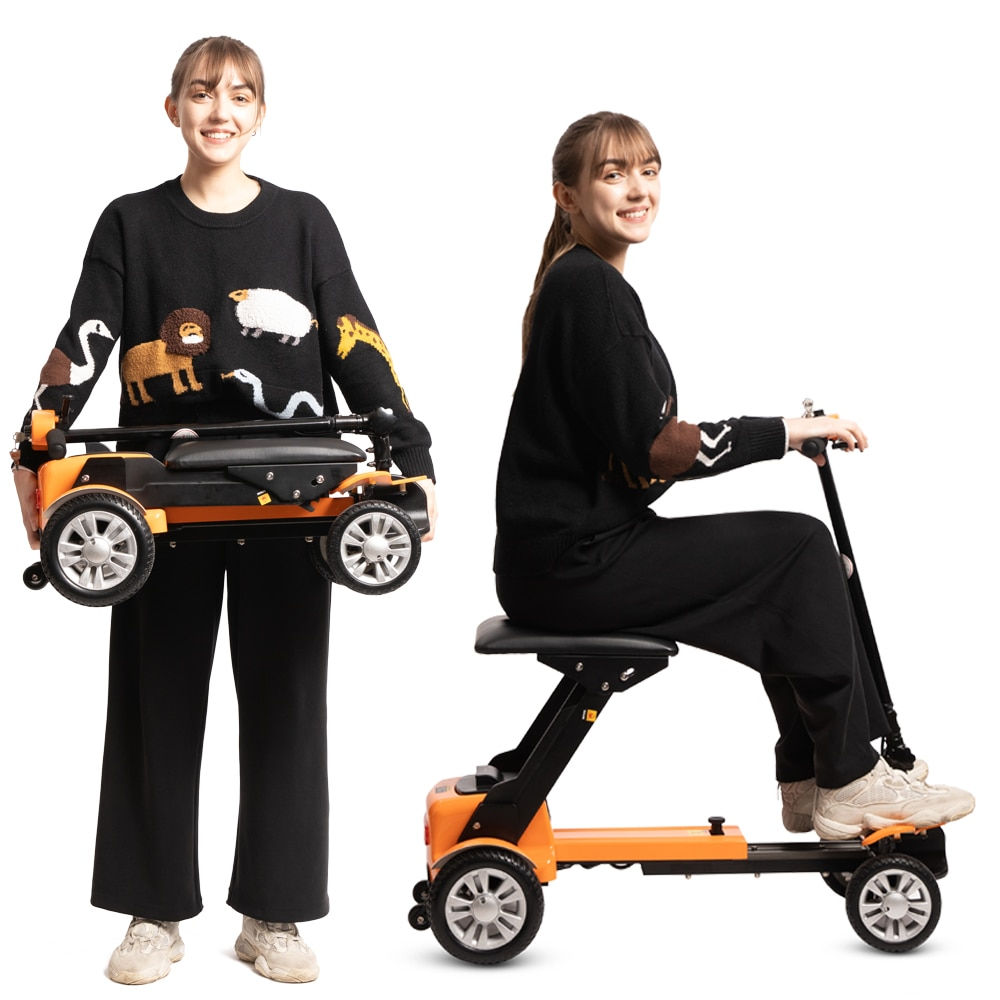 Enhance Perfect Transformer Travel Foldable Mobility Scooter for Elderly