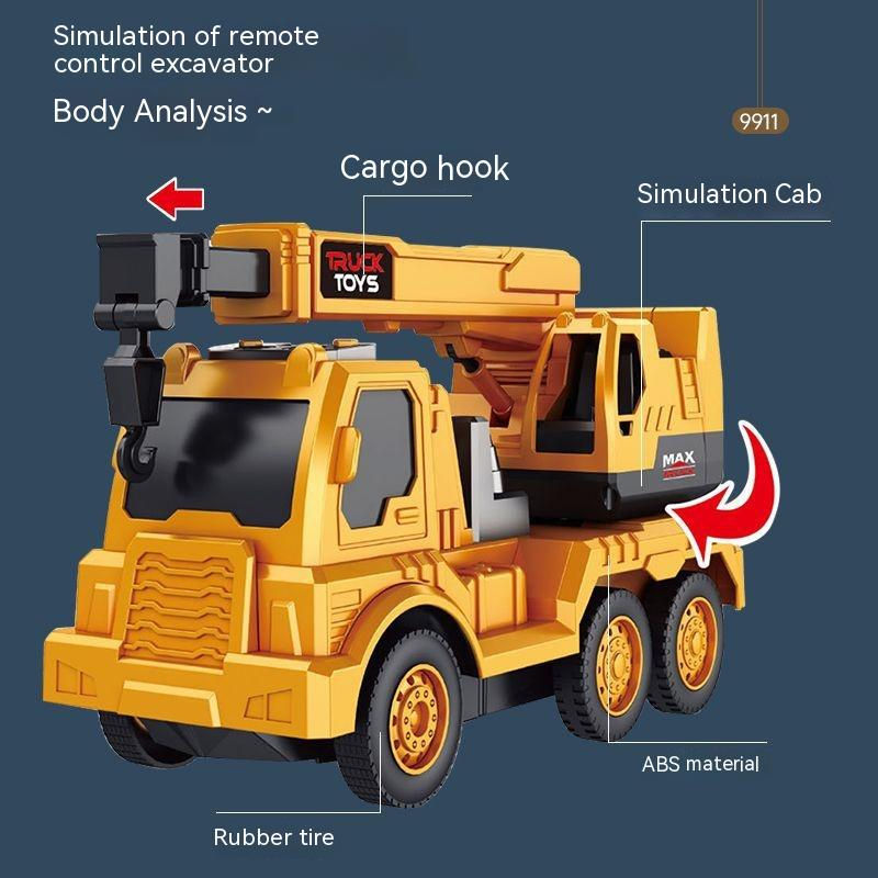 Thumbnail: Children's Remote Control Excavator Electric Excavator Toy For Kids