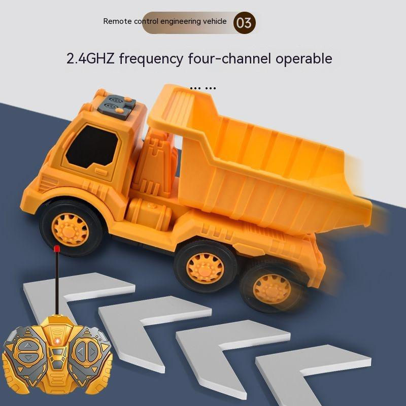 Thumbnail: Children's Remote Control Excavator Electric Excavator Toy For Kids