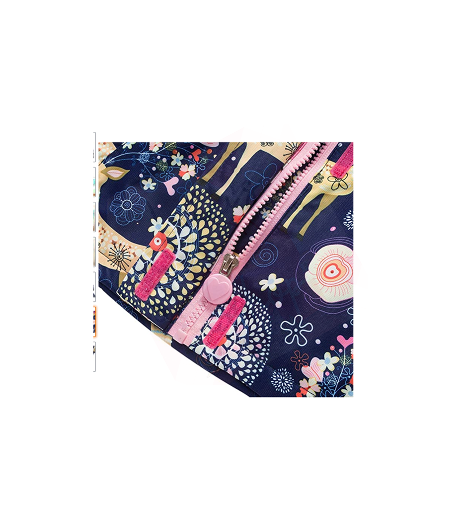 Miniatura: Chaqueta con capucha y forro polar para niñas T10