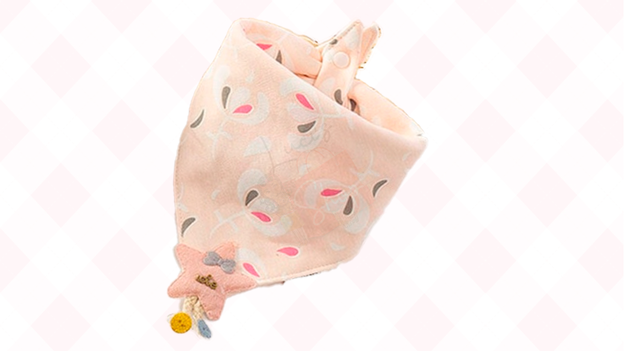Babero de algodón para bebe